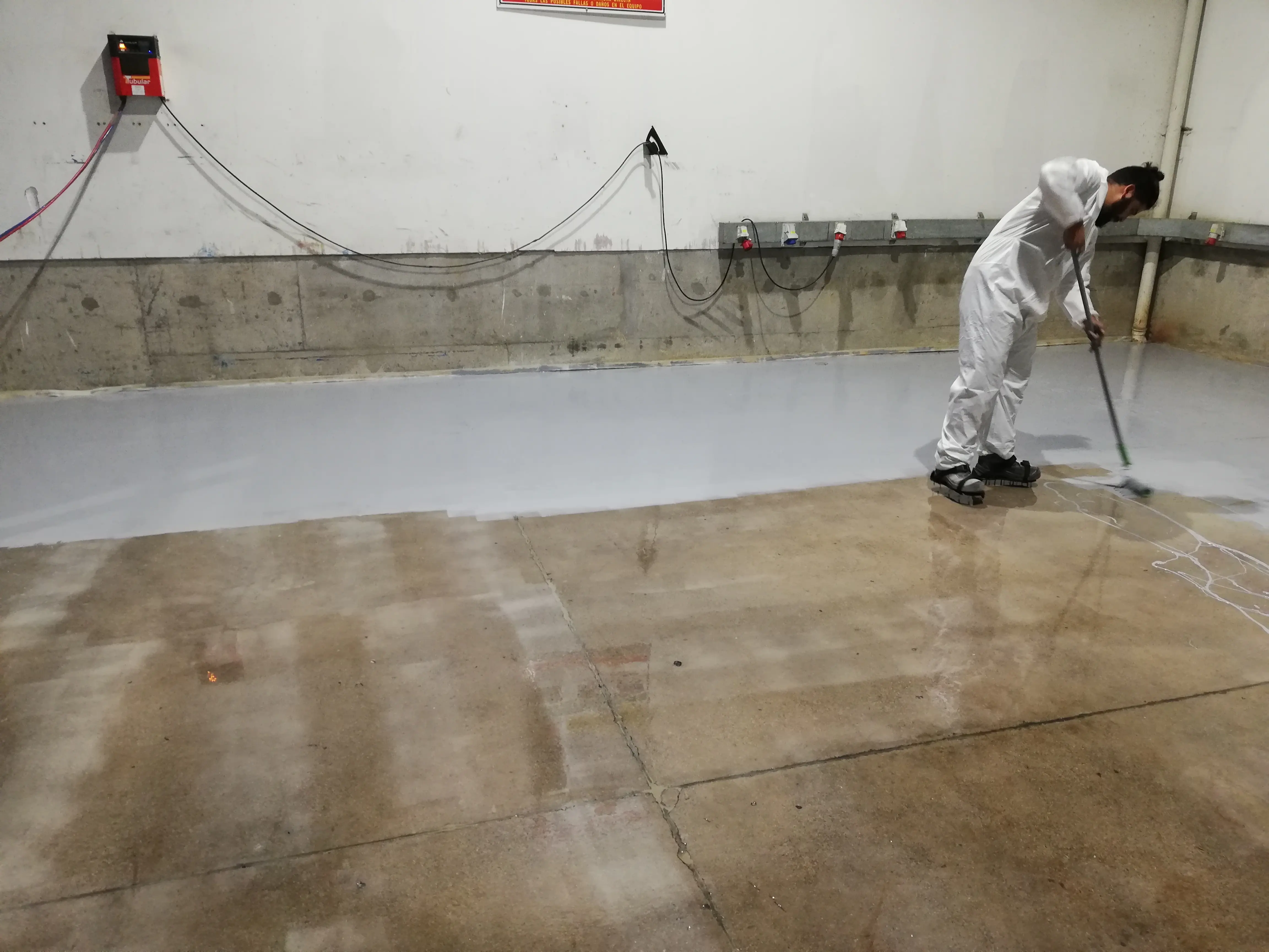 Pintura para pisos - proceso 7